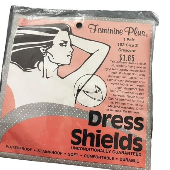 Vintage Feminine Plus Dress Shields - Picture 2 of 5